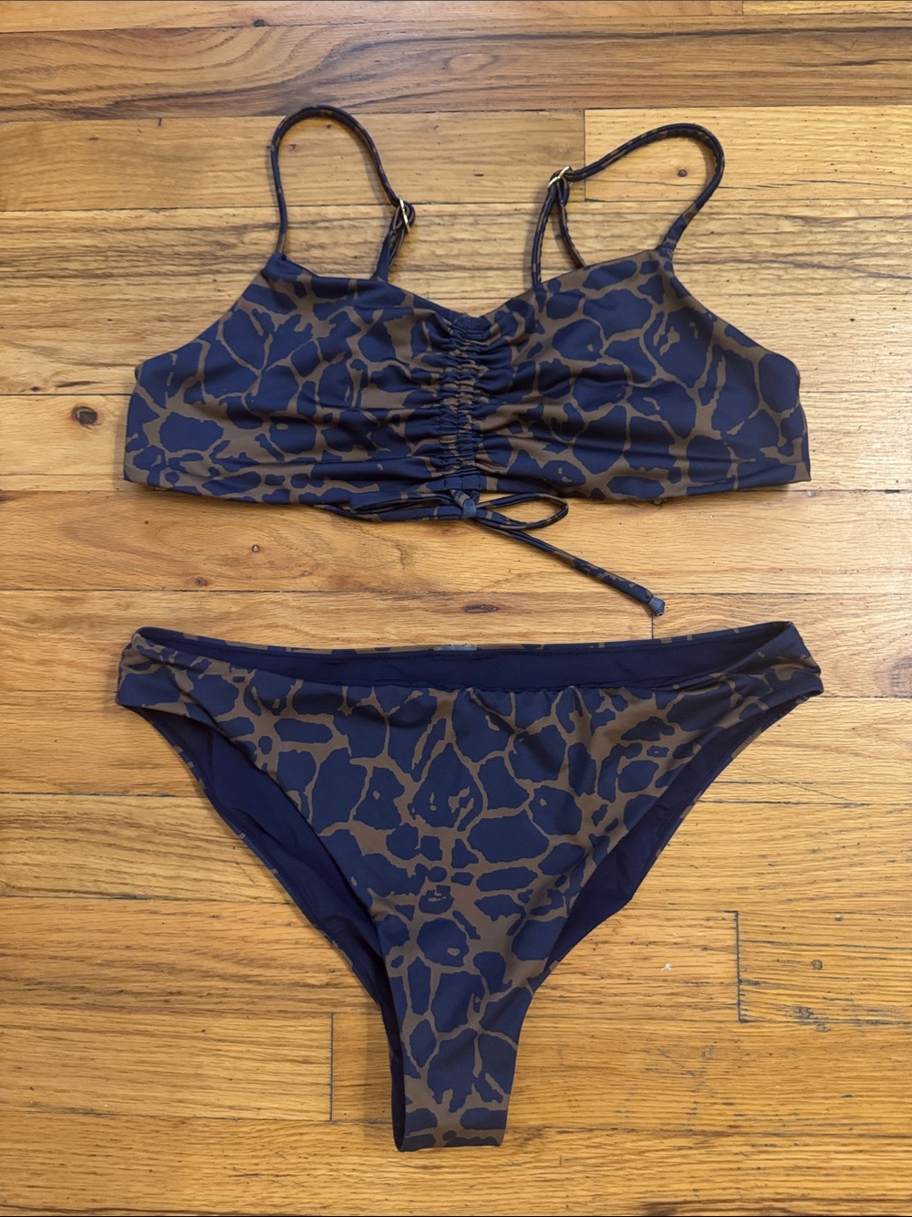 Kitty and Vibe Print Bikini Top & Bottom Swim Set kitty and vibe L1 bottom L top